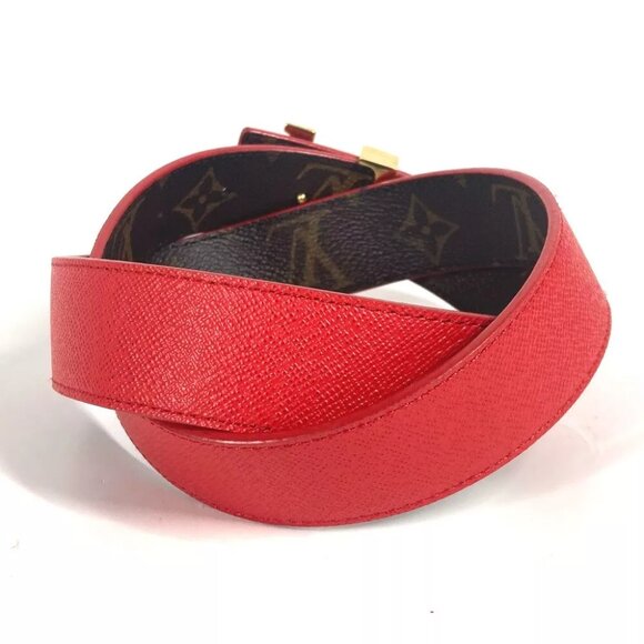 LOUIS VUITTON M0322W Monogram Belt - LV Initial 30MM Reversible Accessories ... - Picture 11 of 15